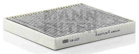 Inline FA19257. Air Filter Product – Panel – Oblong Product Filter