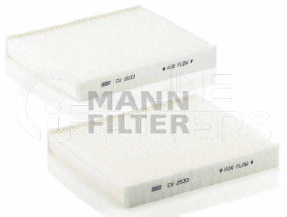 Inline FA19281. Air Filter Product – Panel – Oblong Product Filter