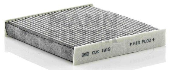 Inline FA19286. Air Filter Product – Panel – Oblong Product Filter