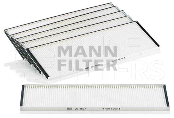 Inline FA19291. Air Filter Product – Panel – Oblong Product Filter