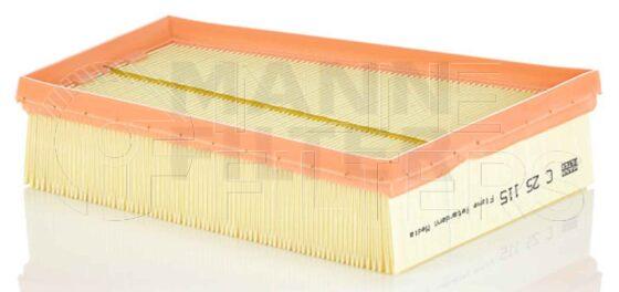 Inline FA19297. Air Filter Product – Panel – Oblong Product Filter