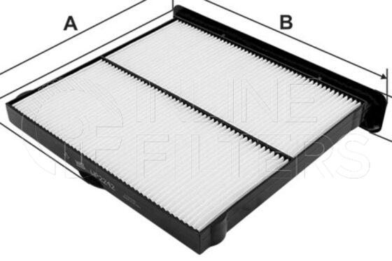 Inline FA19321. Air Filter Product – Panel – Oblong Product Oblong panel air filter