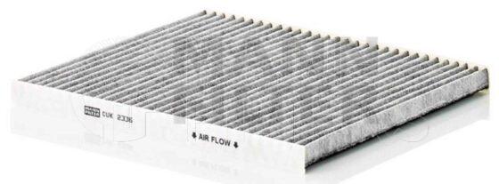 Inline FA19352. Air Filter Product – Panel – Oblong Product Filter