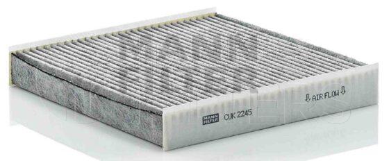 Inline FA19402. Air Filter Product – Panel – Oblong Product Filter