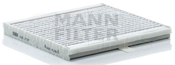 Inline FA19403. Air Filter Product – Panel – Oblong Product Filter