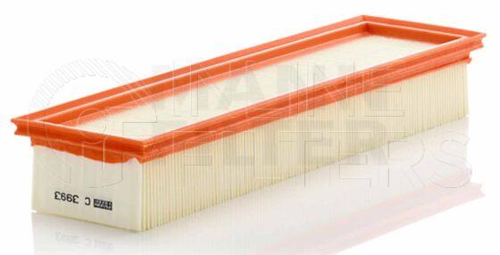 Inline FA19407. Air Filter Product – Panel – Oblong Product Filter