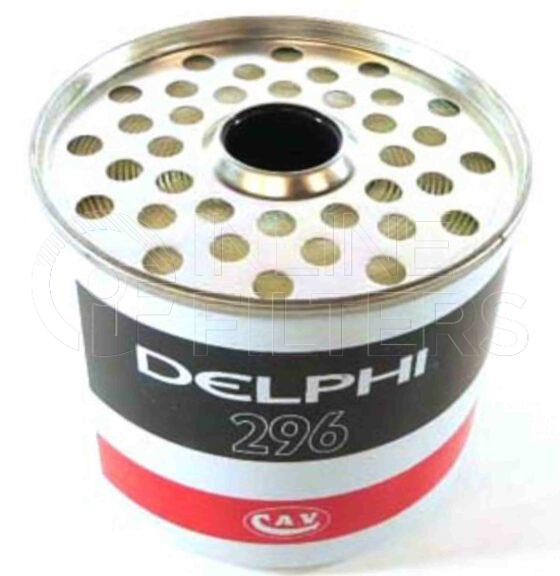 Inline FF30047. Fuel Filter Product – Can Type – Centre Bolt Product Can type fuel filter Brand Genuine Delphi/CAV Media Rolled paper