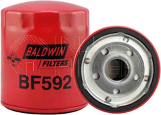 Inline FF30076. Fuel Filter Product – Spin On – Round Product Primary spin-on fuel/water separator Used With FIN-FF30715