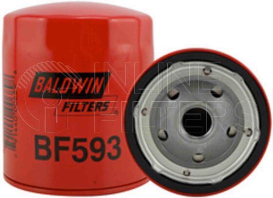 Inline FF30077. Fuel Filter Product – Spin On – Round Product Secondary spin-on fuel filter