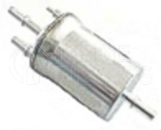 Inline FF30089. Fuel Filter Product – Push On – Round Product Push-on fuel filter Inlet/Outlet OD 8mm