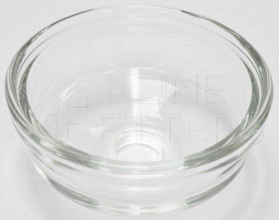 Inline FF30098. Fuel Filter Product – Accessory – Bowls Base Product Round Based clear bowl for fuel filter Fits Delphi CAV fuel filter housings Flat Based Clear Bowl FIN-FF30087