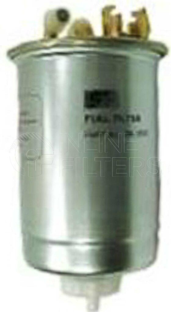 Inline FF30186. Fuel Filter Product – Push On – Round Product Fuel filter product