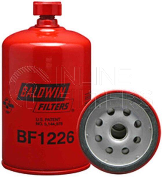 Inline FF30211. Fuel Filter Product – Spin On – Round Product Spin On Fuel/Water Separator with Drain