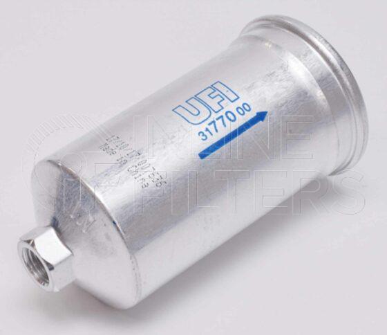 Inline FF30258. Fuel Filter Product – In Line – Metal Threaded Product Fuel filter product