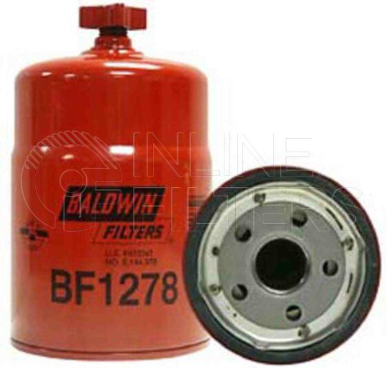 Inline FF30404. Fuel Filter Product – Spin On – Round Product Spin-on fuel/water separator Drain Yes