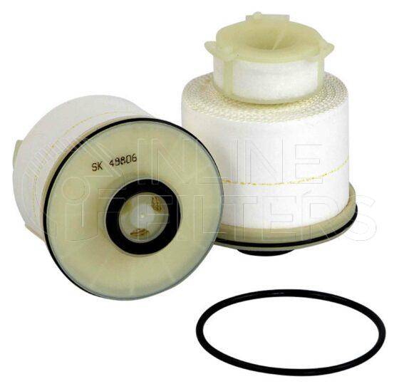 Inline FIN-FF30413. Fuel Filter Product – Cartridge – Flange Product Fuel filter product