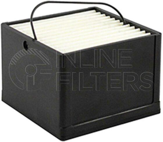 Inline FF30469. Fuel Filter Product – Cartridge – Square Product Square fuel filter cartridge