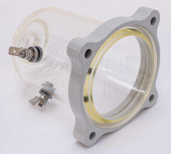 Inline FF30508. Fuel Filter Product – Accessory – Bowls Base Product Clear bowl for fuel filter Supplied With Alarm contacts and clamp ring