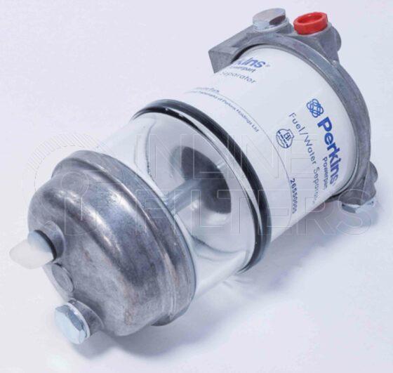 Inline FF30530. Fuel Filter Product – Housing – Complete Product Can type fuel filter housing Media Fuel/Water separator media Sometimes used as Prefilter for FIN-FF30697 Replacement element FIN-FF30279