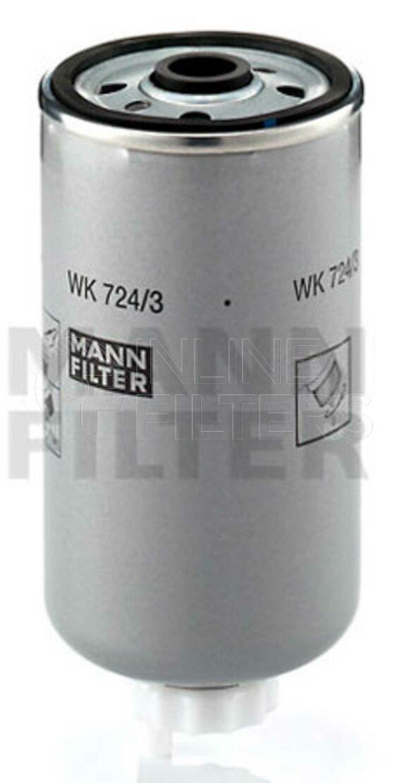 Inline FF30542. Fuel Filter Product – Spin On – Round Product Fuel filter product