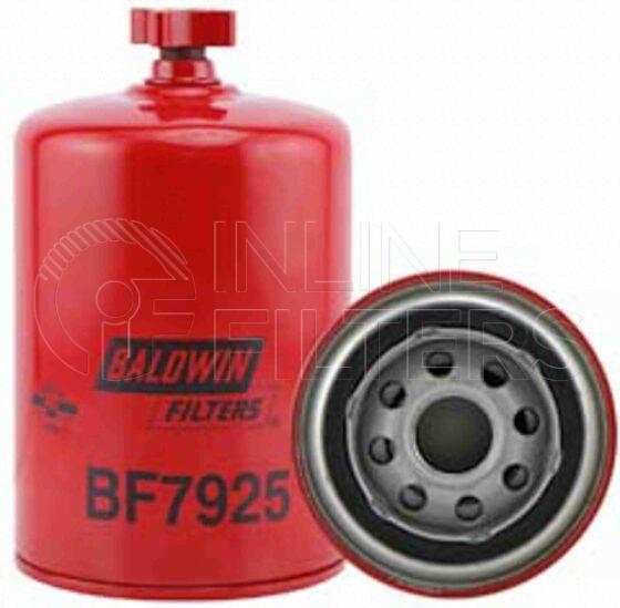 Inline FF30653. Fuel Filter Product – Spin On – Round Product Spin on fuel/water separator filter Use With Adapter FIN-FF30719 Replaces FIN-FF30697
