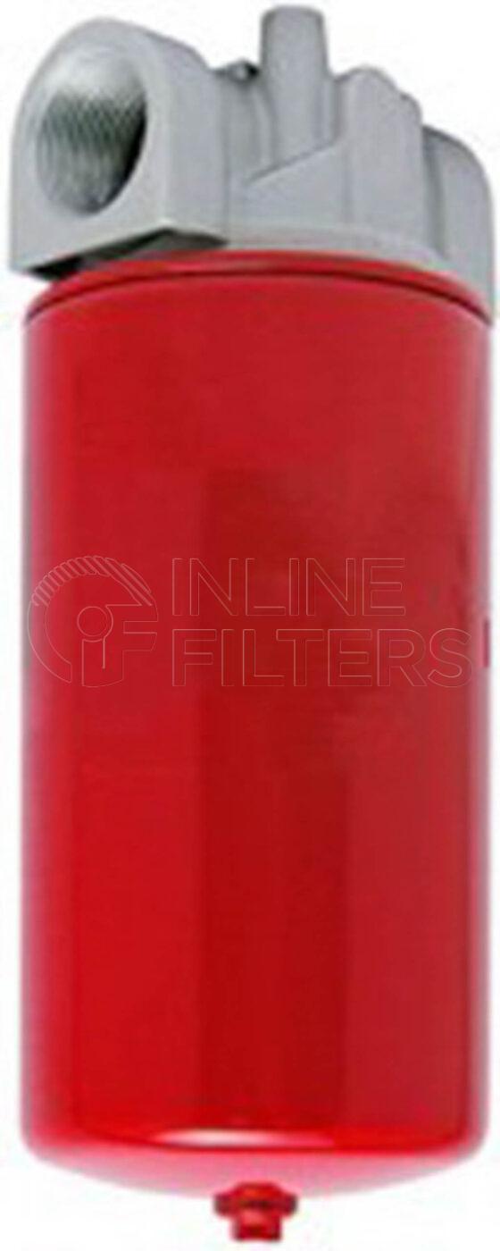 Inline FF30703. Fuel Filter Product – Storage Tank – Housing Product Storage tank fuel filter assembly Threads 1 NPT Replacement Filter Head FIN-FF30717 Replacement Filter Element FIN-FF30738