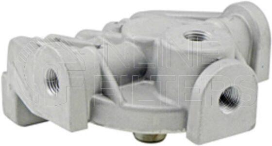 Inline FF30715. Fuel Filter Product – Housing – Head Product Primary fuel filter head Inlet/Outlet Thread: 1/4 NPTF Element: FIN-FF30941 Secondary Filter Head FIN-FF31625