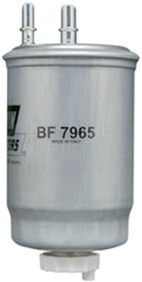 Inline FF30739. Fuel Filter Product – Push On – Round Product Push-on fuel/water separator with drain Pipe OD&apos;s 8/9.5mm JCB 320/07309 with 8mm in/out FIN-FF30455