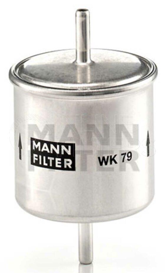 Inline FF30761. Fuel Filter Product – Push On – Round Product Metal in-line petrol fuel filter