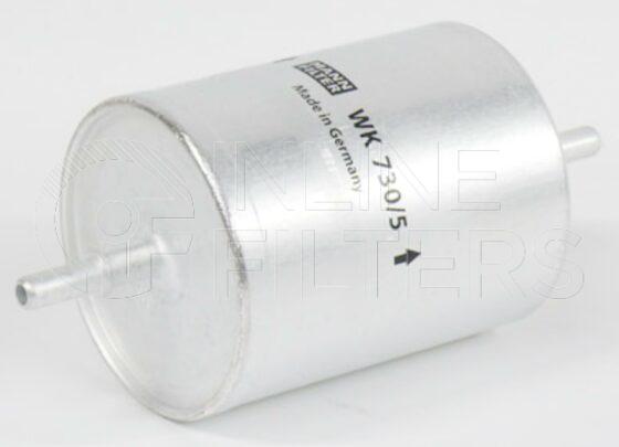 Inline FF30765. Fuel Filter Product – Push On – Round Product Fuel filter product