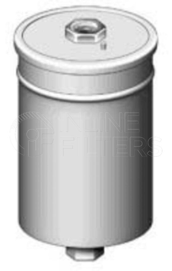 Inline FF30773. Fuel Filter Product – In Line – Metal Threaded Product Fuel filter product