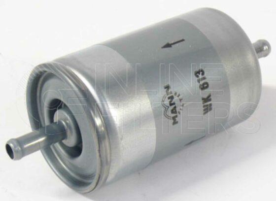 Inline FF30794. Fuel Filter Product – In Line – Metal Product Metal in-line petrol fuel filter Longer version FIN-FF30812