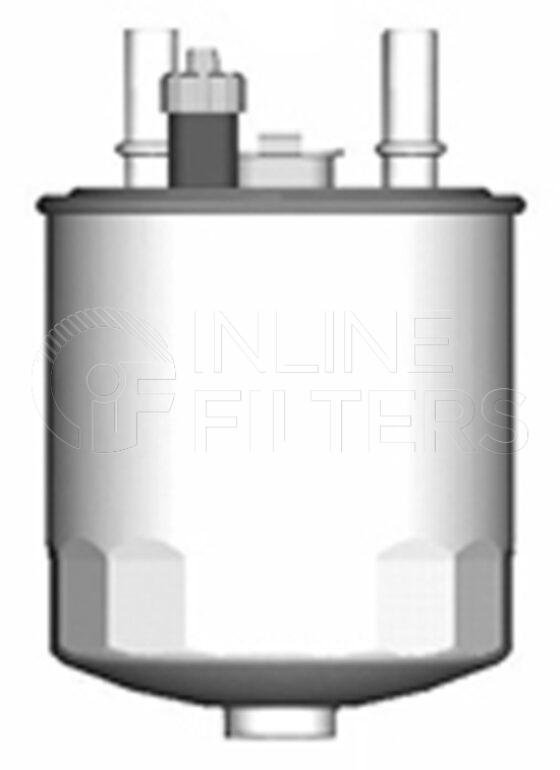Inline FF30804. Fuel Filter Product – Push On – Round Product Fuel filter product