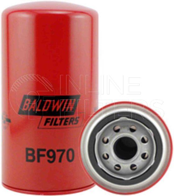 Inline FF30805. Fuel Filter Product – Spin On – Round Product Spin-on fuel filter Narrow Can version FIN-FF30334