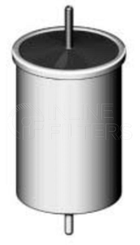 Inline FF30810. Fuel Filter Product – Push On – Round Product Fuel filter product