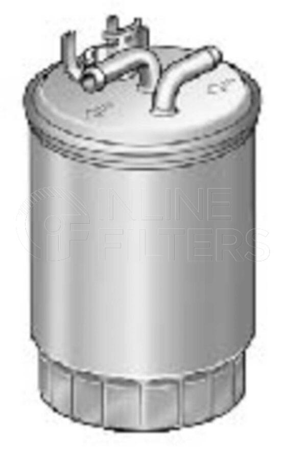 Inline FF30813. Fuel Filter Product – Push On – Round Product Fuel filter product