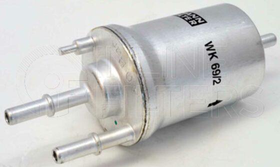 Inline FF30826. Fuel Filter Product – Push On – Round Product Fuel filter product