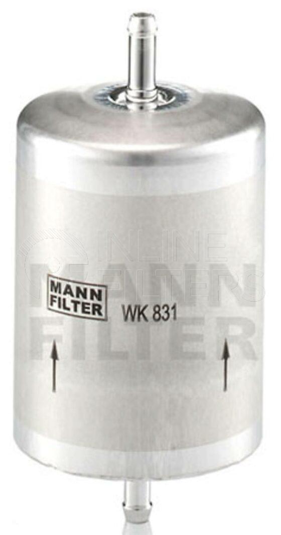 Inline FF30851. Fuel Filter Product – In Line – Metal Product Metal in-line petrol fuel filter