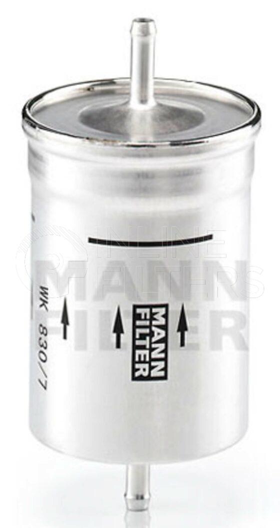 Inline FF30863. Fuel Filter Product – In Line – Metal Product Petrol in-line fuel filter BMW Applications FIN-FF30851