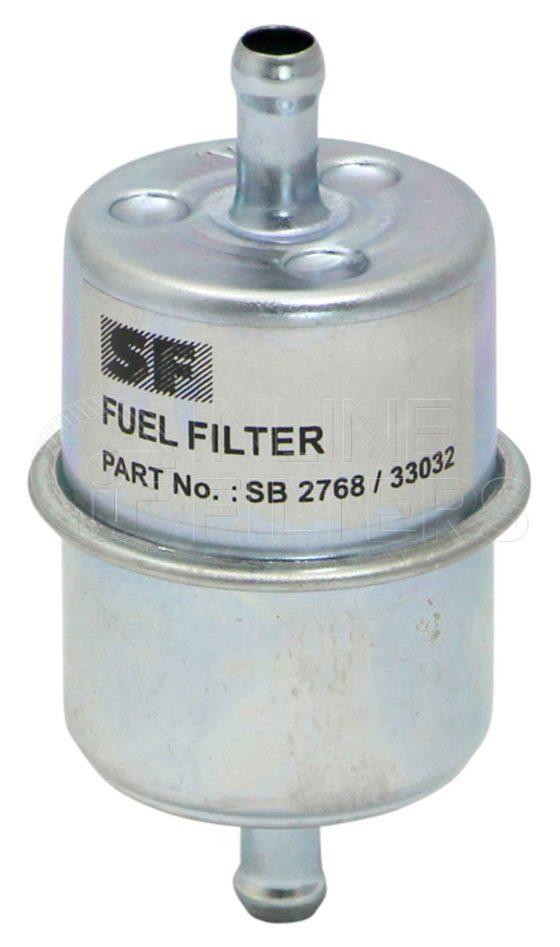 Inline FF30869. Fuel Filter Product – In Line – Metal Product Metal in-line fuel filter Inlet/Outlet Ports OD 8mm Version with Clamps/Hoses FBW-BF840-K1 10mm Ports version FIN-FF30617