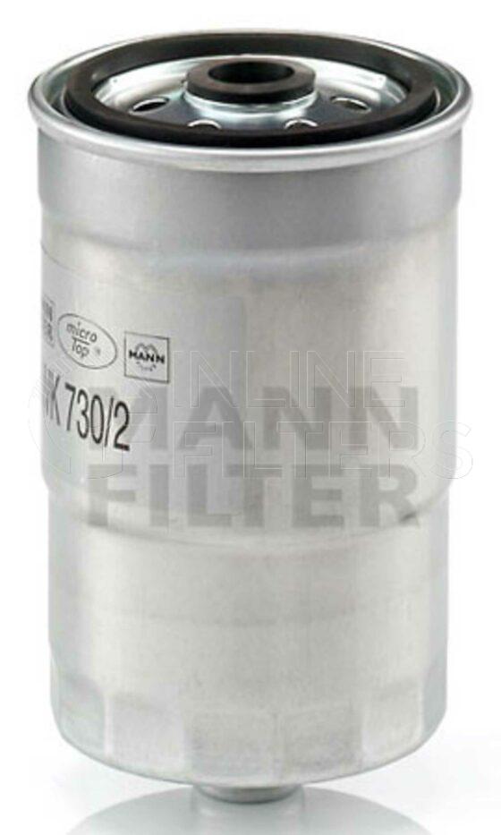 Inline FF30894. Fuel Filter Product – Spin On – Round Product Spin-on fuel filter Base Thread M10 x 1.5