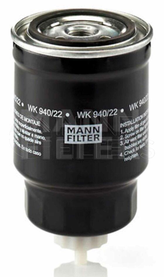 Inline FF30900. Fuel Filter Product – Spin On – Round Product Spin-on fuel filter
