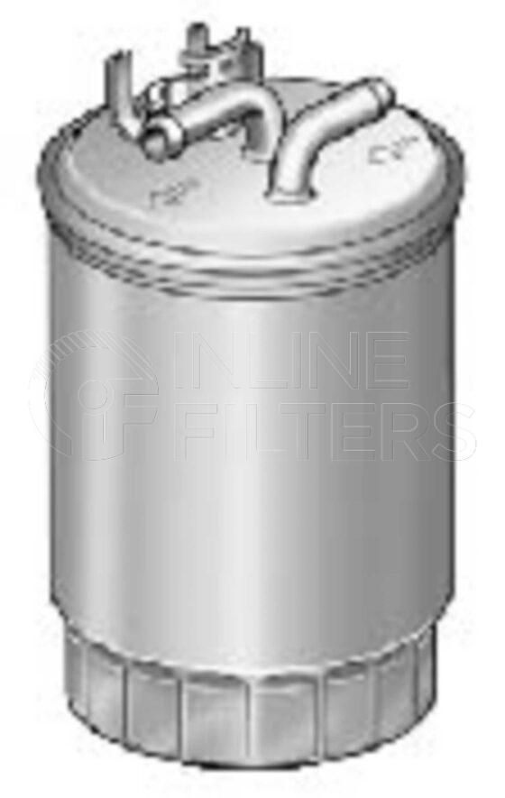Inline FF30901. Fuel Filter Product – Push On – Round Product Fuel filter product