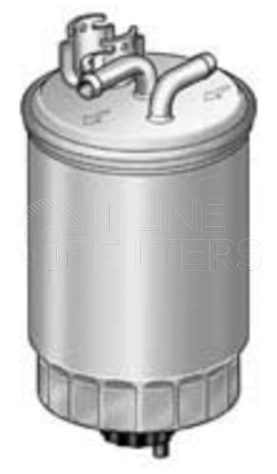 Inline FF30905. Fuel Filter Product – Push On – Round Product Fuel filter product