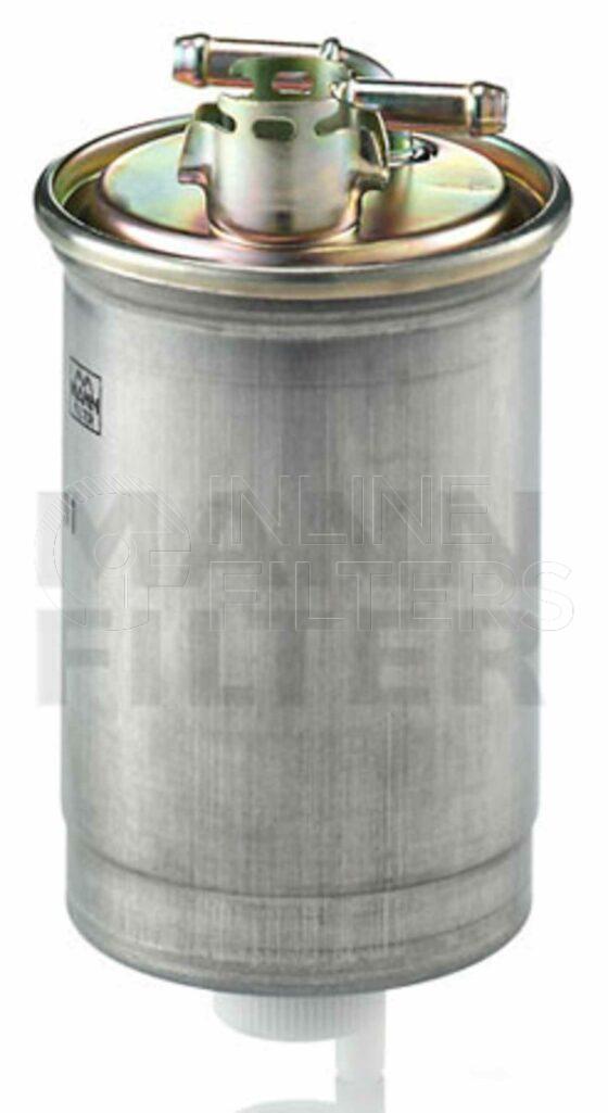Inline FF30906. Fuel Filter Product – Push On – Round Product Push-on fuel filter with sensor port Inlet/Outlet OD 9mm