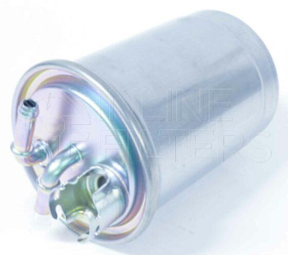 Inline FF30910. Fuel Filter Product – Push On – Round Product Push-on fuel filter Long version FIN-FF30914