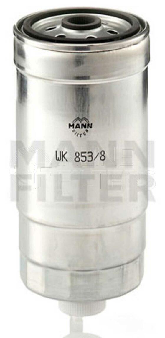 Inline FF30912. Fuel Filter Product – Spin On – Round Product Fuel filter product