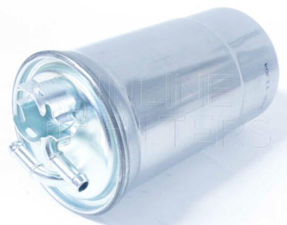 Inline FF30914. Fuel Filter Product – Push On – Round Product Push-on fuel filter Short version FIN-FF30910