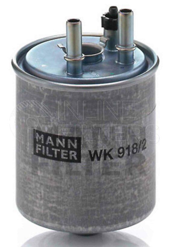 Inline FF30918. Fuel Filter Product – Push On – Round Product Fuel filter product