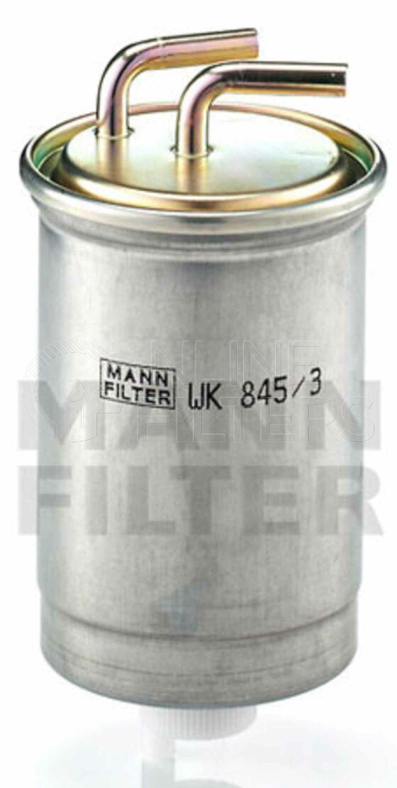 Inline FF30950. Fuel Filter Product – Push On – Round Product Fuel filter product